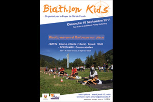 Affiche - Le Biathlon Kids à Peisey-Vallandry