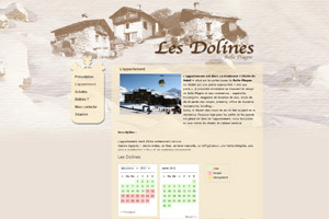 Site internet - Les Dolines