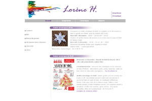 Site internet Lorène Herrero