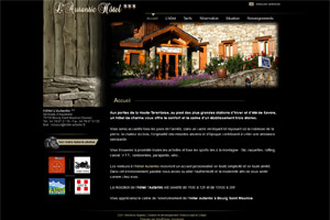 Site internet - Hôtel Autantic