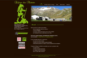 Site internet - Refuge des Mottets