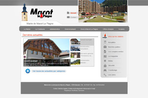 Site internet - Mairie de Macôt La Plagne