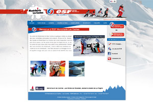 Site internet - ESF Montchavin Les Coches