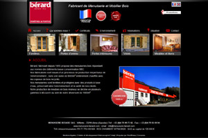 Site internet - Menuiserie Bérard