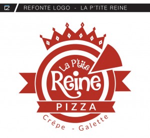 Refonte logo La P'tite Reine